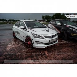 4 999 р. Пороги накладки ZEUS KIA Rio 3 QB хэтчбек 5 дв. рестайлинг (2015-2017) (Неокрашенные)  с доставкой в г. Белгород. Увеличить фотографию 5