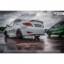 4 999 р. Пороги накладки ZEUS KIA Rio 3 QB хэтчбек 5 дв. рестайлинг (2015-2017) (Неокрашенные)  с доставкой в г. Белгород. Увеличить фотографию 6