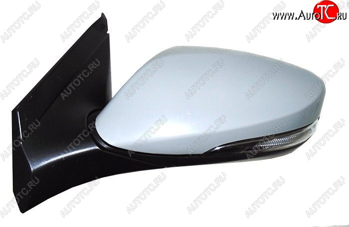 2 359 р. Боковое левое зеркало заднего вида SAT (поворот, 5 контактов)  Hyundai Solaris  RBr (2010-2017) седан дорестайлинг, хэтчбэк дорестайлинг, седан рестайлинг, хэтчбэк рестайлинг (Неокрашенное)  с доставкой в г. Белгород