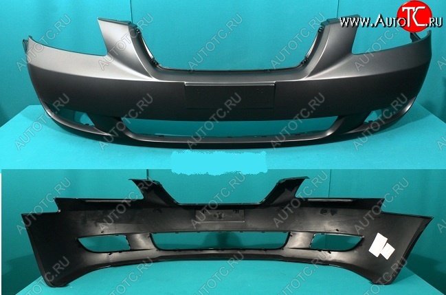 2 999 р. Бампер передний SPARD Hyundai Sonata NF дорестайлинг (2004-2008) (Неокрашенный)  с доставкой в г. Белгород