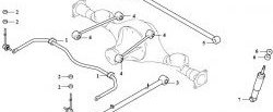 272 р. Полиуретановая втулка стабилизатора задней подвески Точка Опоры Hyundai Terracan HP рестайлинг (2004-2007)  с доставкой в г. Белгород. Увеличить фотографию 2
