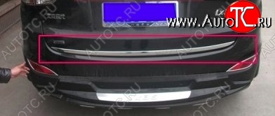 4 199 р. Накладка на крышку багажника СТ Hyundai Tucson LM (2010-2017)  с доставкой в г. Белгород