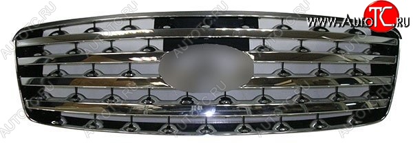 23 549 р. Решётка радиатора SAT (хром, черная) INFINITI FX35 S50 рестайлинг (2006-2008) (Неокрашенная)  с доставкой в г. Белгород
