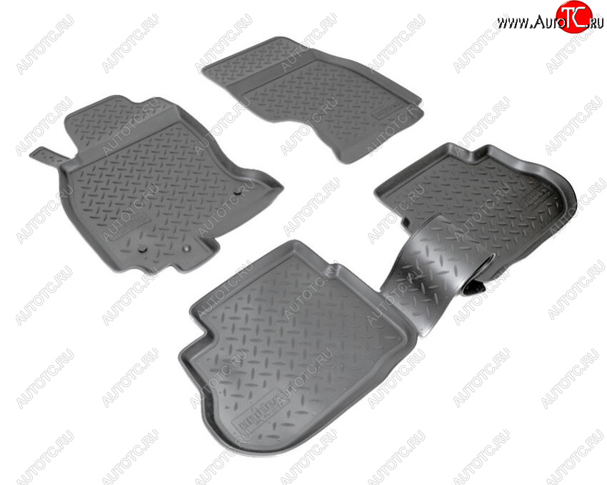 2 699 р. Комплект салонных ковриков Norplast Unidec INFINITI FX45 S50 рестайлинг (2005-2009) (Цвет: черный)  с доставкой в г. Белгород