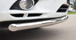 16 299 р. Одинарная защита переднего бампера диаметром 63 мм SLITKOFF  INFINITI JX35 (2012-2014)  с доставкой в г. Белгород. Увеличить фотографию 3