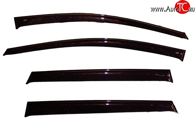 4 499 р. Комплект дефлекторов окон (ветровиков) 4 шт. Novline  INFINITI QX60  L50 (2013-2016) дорестайлинг  с доставкой в г. Белгород