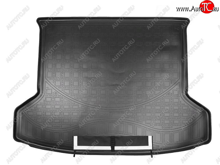 3 289 р. Коврик багажника Norplast Unidec INFINITI Qx50 J55 (2017-2022) (Черный, с погрузочным ковриком (фартуком))  с доставкой в г. Белгород