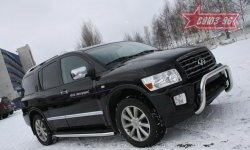 30 599 р. Защита переднего бампера Souz-96 (d76) INFINITI QX56 JA60 дорестайлинг (2004-2007)  с доставкой в г. Белгород. Увеличить фотографию 2