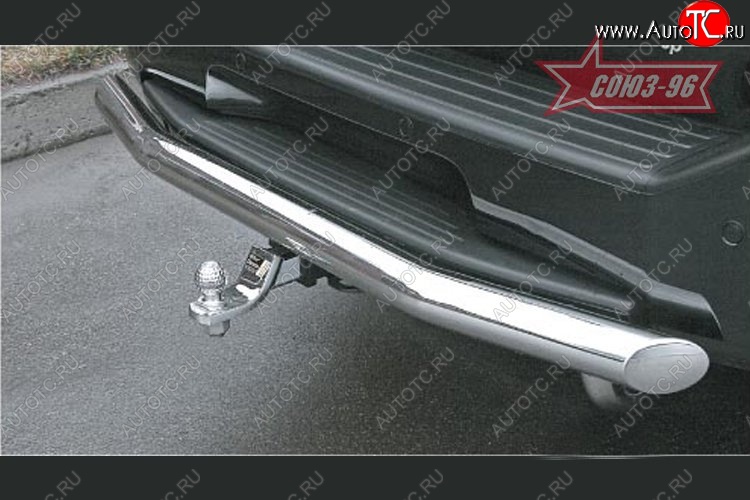 21 779 р. Защита заднего бампера американской комплектации Souz-96 (d76) INFINITI QX56 JA60 дорестайлинг (2004-2007)  с доставкой в г. Белгород