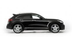 7 949 р. Спойлер Lorinser INFINITI QX70 S51 (2013-2020) (Неокрашенный)  с доставкой в г. Белгород. Увеличить фотографию 3