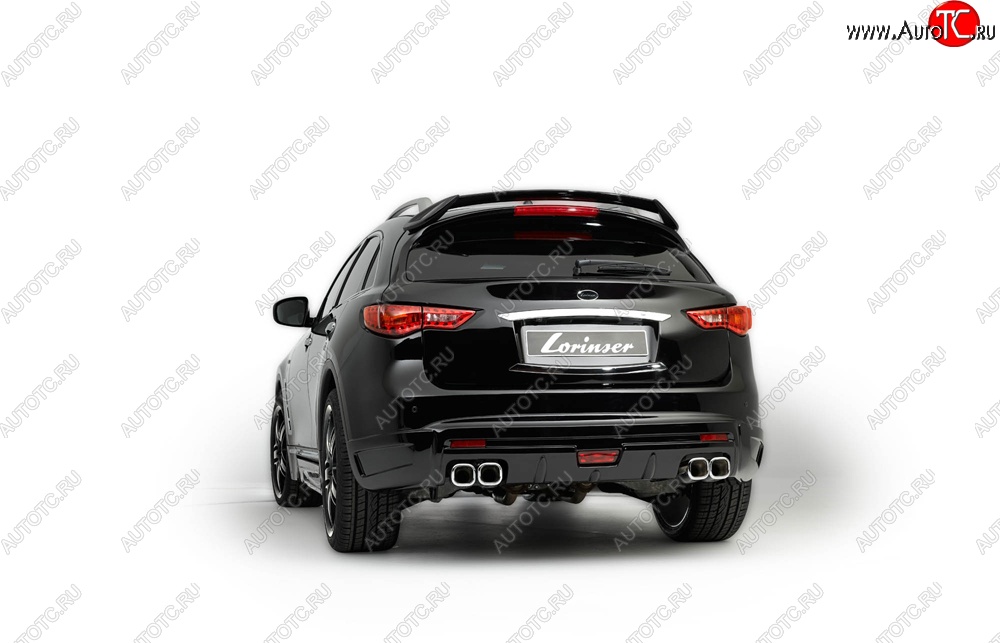 7 949 р. Спойлер Lorinser INFINITI QX70 S51 (2013-2020) (Неокрашенный)  с доставкой в г. Белгород