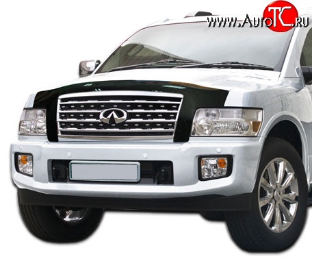 5 079 р. Дефлектор капота NovLine  INFINITI QX56  Z62 (2010-2013)  с доставкой в г. Белгород