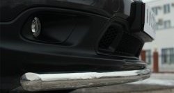15 999 р. Одинарная защита переднего бампера диаметром 63 мм SLITKOFF  Jeep Cherokee  KL (2014-2017) дорестайлинг  с доставкой в г. Белгород. Увеличить фотографию 4