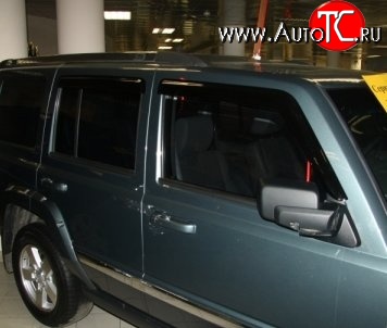1 349 р. Комплект дефлекторов окон SkyLine Jeep Commander (2006-2010)  с доставкой в г. Белгород