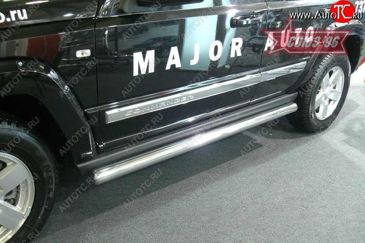 14 399 р. Защита порогов Souz-96 (d76) Jeep Commander (2006-2010)  с доставкой в г. Белгород