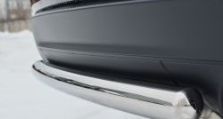 12 549 р. Одинарная защита заднего бампера из трубы диаметром 63 мм SLITKOFF Jeep Grand Cherokee WK2 дорестайлинг (2010-2013)  с доставкой в г. Белгород. Увеличить фотографию 2