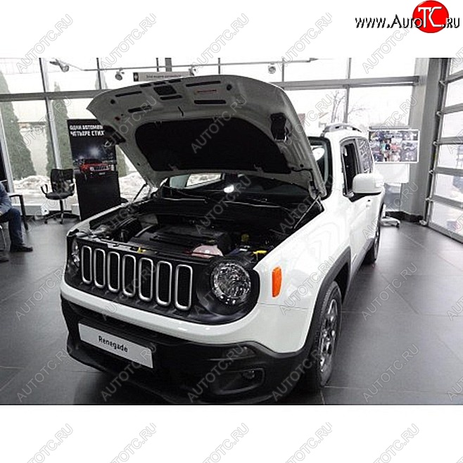 2 049 р. Упоры капота Russtal Jeep Renegade 1 BU дорестайлинг (2014-2020)  с доставкой в г. Белгород