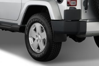 4 799 р. Брызговики (2, 4 дв.) Frosch (optimum, в коробке)  Jeep Wrangler  JK (2006-2010) 3 дв. дорестайлинг (Задние)  с доставкой в г. Белгород. Увеличить фотографию 2