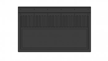 Комплект брызговиков (задние, 600x400 мм) Seintex КамАЗ М1842 (2013-2025)