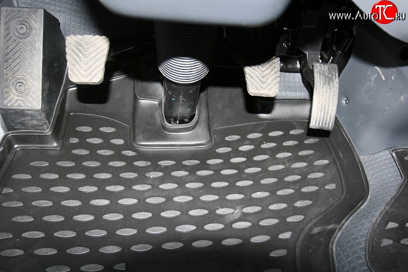 3 399 р. Коврики в салон Element 2 шт. (полиуретан) KIA Bongo 4 PU рестайлинг (2012-2025)  с доставкой в г. Белгород