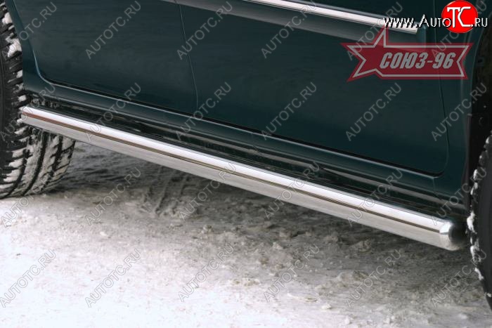 5 489 р. Защита порогов Souz-96 (d60) KIA Carnival UP,CQ минивэн дорестайлинг (1998-2002)  с доставкой в г. Белгород