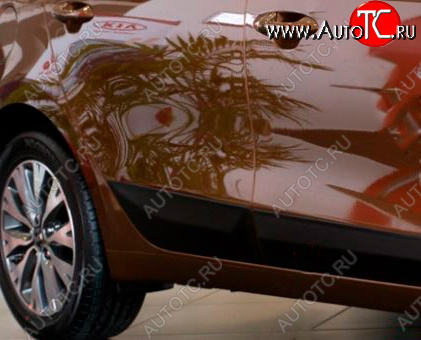 1 029 р. Молдинг двери RA (задний правый)  KIA Ceed  2 JD (2012-2018) дорестайлинг, хэтчбэк, рестайлинг, хэтчбэк (Поверхность шагрень)  с доставкой в г. Белгород