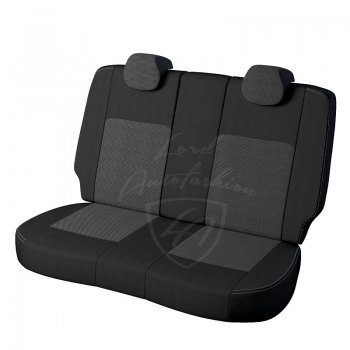 6 399 р. Чехлы для сидений Lord Autofashion Турин (жаккард) KIA Ceed 3 CD хэтчбэк (2018-2025) (Черный, вставка Тома серый)  с доставкой в г. Белгород. Увеличить фотографию 2