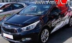 Дефлектор капота NovLine KIA Ceed  1 ED (2010-2012) рестайлинг, хэтчбэк 5 дв.