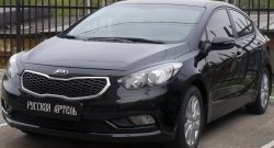 1 309 р. Реснички на фары RA KIA Cerato 3 YD дорестайлинг седан (2013-2016) (Неокрашенные)  с доставкой в г. Белгород. Увеличить фотографию 4