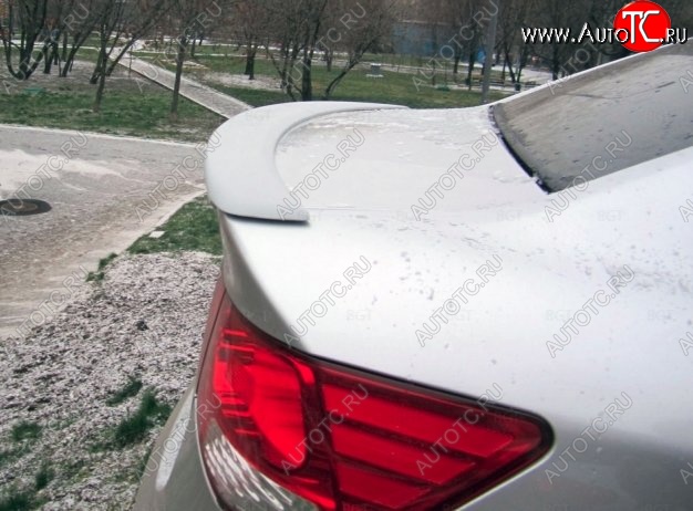 4 949 р. Лип спойлер Lip KIA Cerato 1 LD хэтчбэк (2004-2007) (Неокрашенный)  с доставкой в г. Белгород
