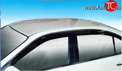 1 289 р. Дефлекторы окон (ветровики) Novline 4 шт KIA Magentis (2005-2010)  с доставкой в г. Белгород