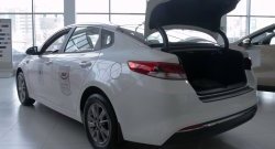 1 289 р. Защитная накладка на задний бампер RA KIA Optima JF седан рестайлинг (2018-2020)  с доставкой в г. Белгород. Увеличить фотографию 5