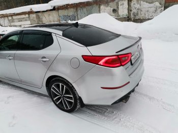 3 399 р. Лип спойлер АВТОКРАТ KIA Optima 3 TF дорестайлинг седан (2010-2013) (Неокрашенный)  с доставкой в г. Белгород. Увеличить фотографию 3