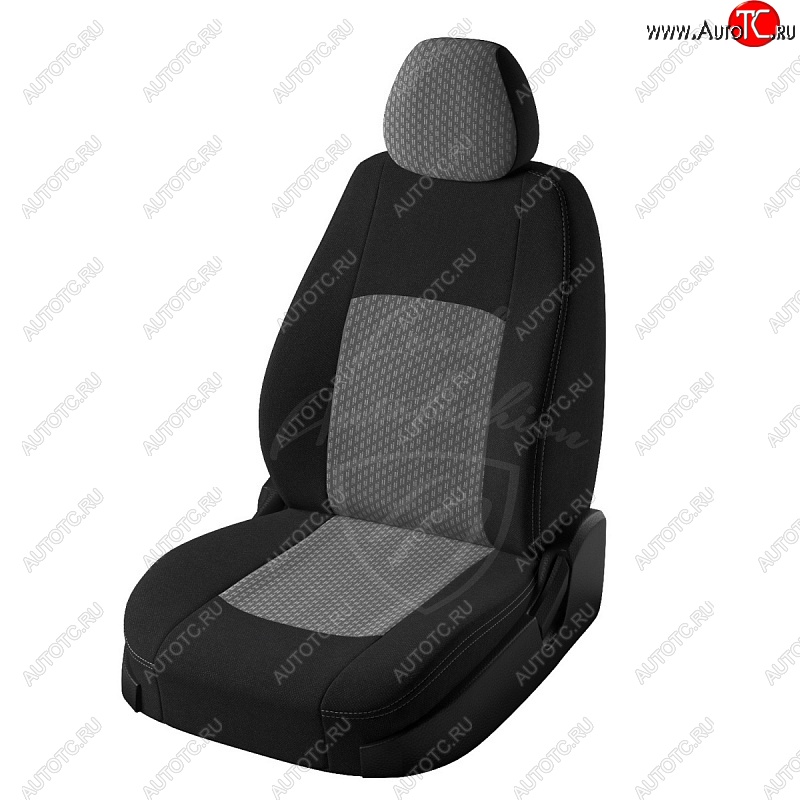 6 399 р. Чехлы для сидений Lord Autofashion Турин (жаккард) KIA Picanto 2 TA хэтчбэк 5 дв. рестайлинг (2015-2017) (Черный, вставка Люкс-94)  с доставкой в г. Белгород
