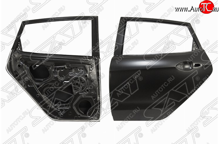 17 499 р. Дверь задняя SAT KIA Rio 3 QB хэтчбек 5 дв. рестайлинг (2015-2017) (Неокрашенная)  с доставкой в г. Белгород
