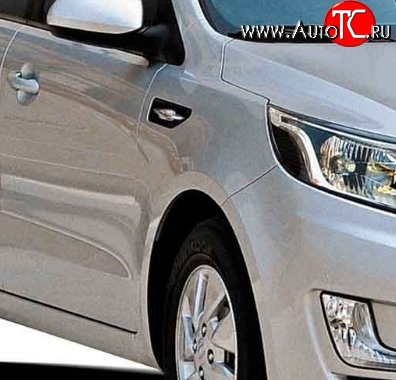 4 389 р. Переднее правое крыло Стандартное KIA Rio 3 QB рестайлинг седан (2015-2017) (Окрашенное)  с доставкой в г. Белгород