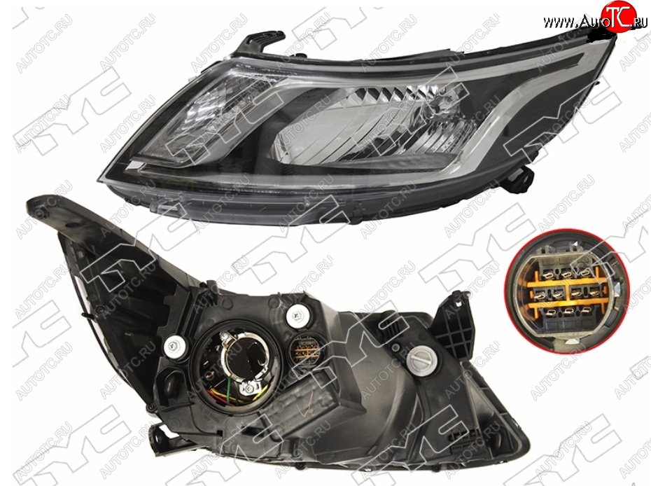10 599 р. Фара KIA RIO 10-14 LH TYC 20-E368-05-9B, 20e368059b KIA Rio 3 QB хэтчбек 5 дв. дорестайлинг (2011-2015)  с доставкой в г. Белгород