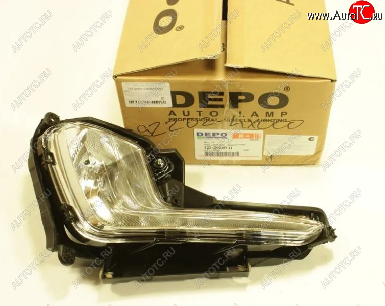 4 999 р. Противотуманная фара правая DEPO KIA Rio 3 QB хэтчбек 5 дв. дорестайлинг (2011-2015)  с доставкой в г. Белгород