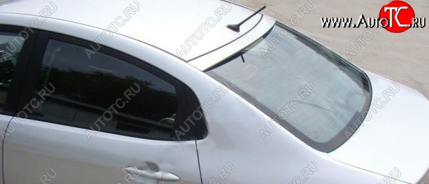 2 799 р. Козырёк на заднее стекло Tuning-Sport KIA Rio 3 QB дорестайлинг седан (2011-2015) (Неокрашенный)  с доставкой в г. Белгород