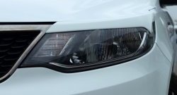 Реснички на фары BS KIA Rio 3 QB хэтчбек 5 дв. рестайлинг (2015-2017)