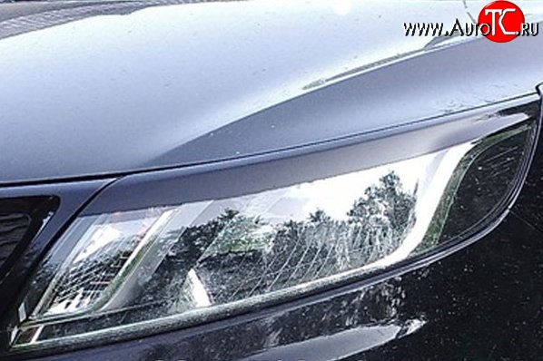 979 р. Реснички на фары M-VRS KIA Rio 3 QB хэтчбек 5 дв. дорестайлинг (2011-2015) (Неокрашенные)  с доставкой в г. Белгород