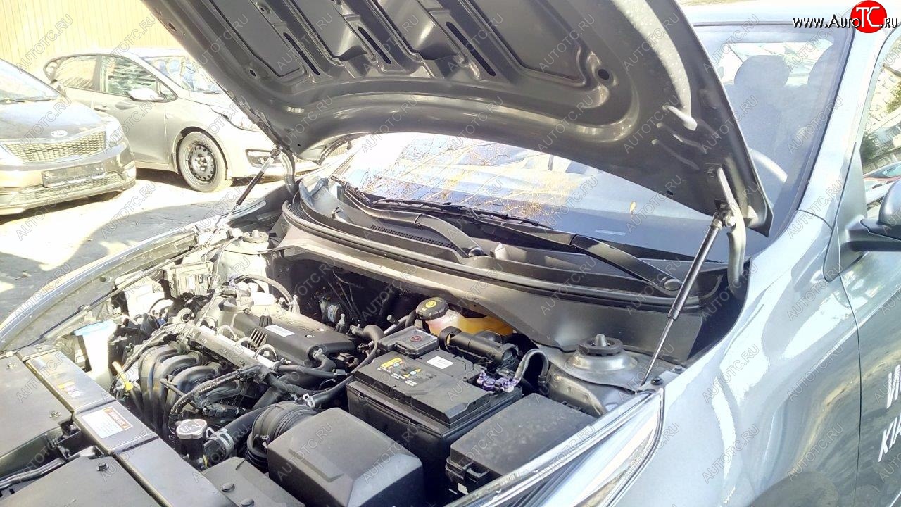 2 049 р. Упоры капота Russtal KIA Rio X-line (2017-2021)  с доставкой в г. Белгород