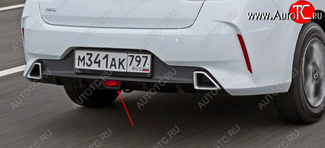 8 999 р. Задний противотуманный фонарь HYUNDAI/KIA/MOBIS  KIA Rio  4 FB (2020-2025) рестайлинг седан  с доставкой в г. Белгород