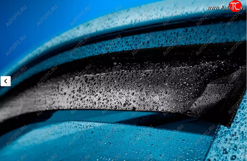 2 399 р. Дефлектор окон REIN (ВСТАВНОЙ ПОД РЕЗИНКУ) KIA Rio 4 FB дорестайлинг седан (2016-2020)  с доставкой в г. Белгород