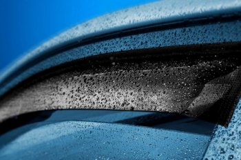 1 369 р. Дефлектора окон REIN (накладные) KIA Rio 4 FB дорестайлинг седан (2016-2020)  с доставкой в г. Белгород. Увеличить фотографию 4