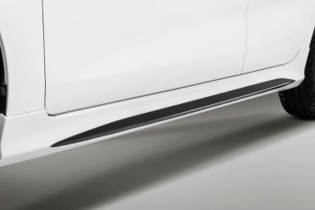 7 299 р. Пластиковые пороги Kudos KIA Rio 4 FB дорестайлинг седан (2016-2020) (Неокрашенные)  с доставкой в г. Белгород. Увеличить фотографию 2