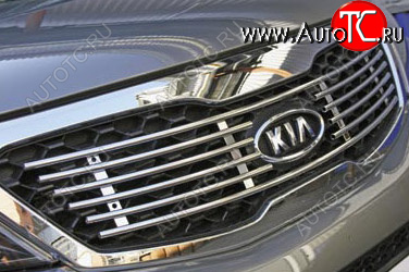737 р. Декоративный элемент воздухозаборника верхний Souz96  KIA Sorento  XM (2009-2012) дорестайлинг  с доставкой в г. Белгород