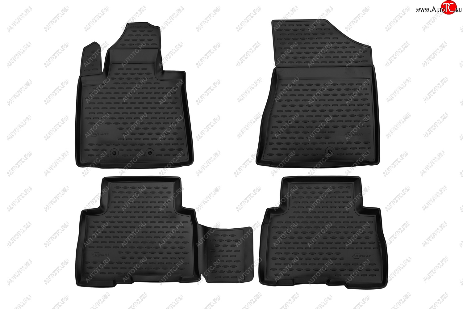 2 299 р. Комплект ковриков в салон с повышенной износостойкостью Format  KIA Sorento  XM (2012-2015) рестайлинг  с доставкой в г. Белгород