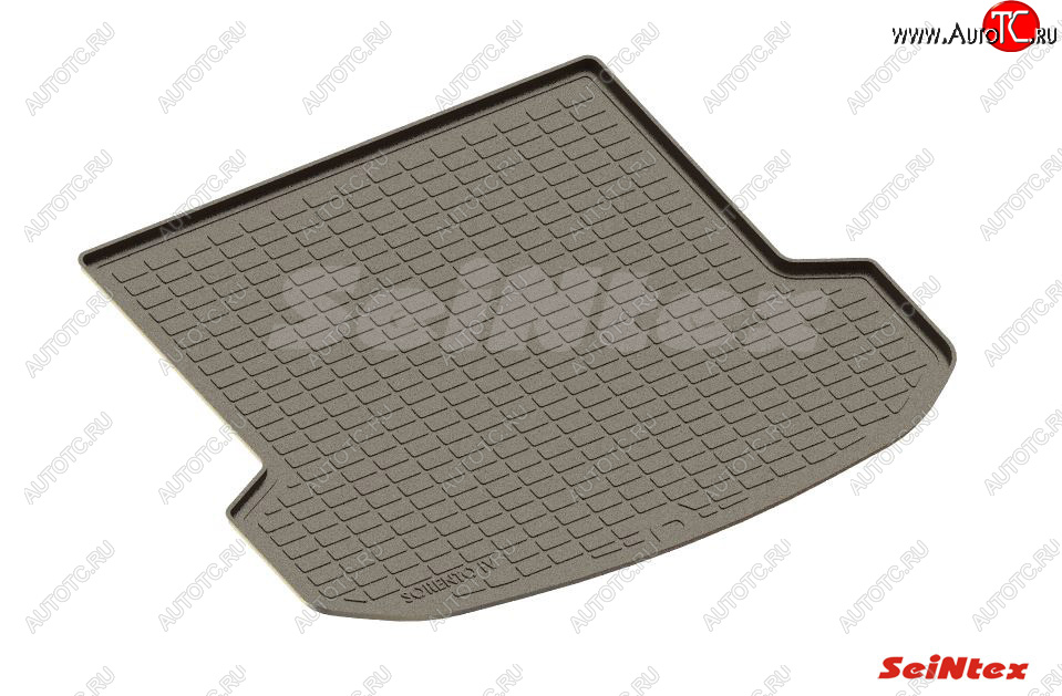 1 669 р. Коврик в багажник SeiNtex (полимерный) KIA Sorento MQ4 (2020-2022) (Пять мест)  с доставкой в г. Белгород