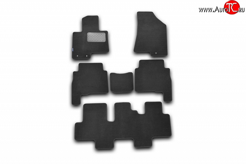 5 699 р. Коврики в салон Element 6 шт. (текстиль)  KIA Sorento  XM (2009-2012) дорестайлинг  с доставкой в г. Белгород